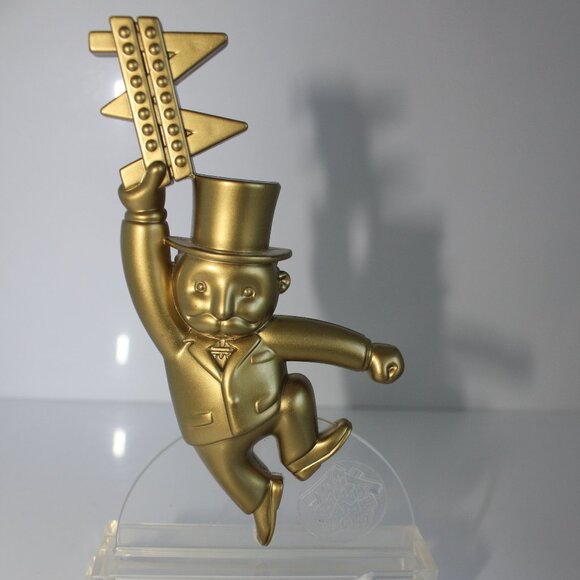 Monopoly Championship Ed. Hasbro 2009 Gold Trophy Replacement Part - Picture 2 of 6